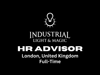 HR Advisor required at Industrial Light & Magic