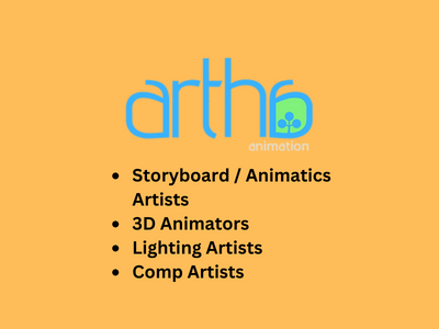 Hiring is open at Artha Animation Studios