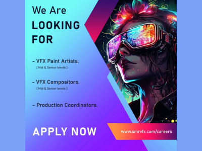 Hiring is open at SM Rolling FX studio