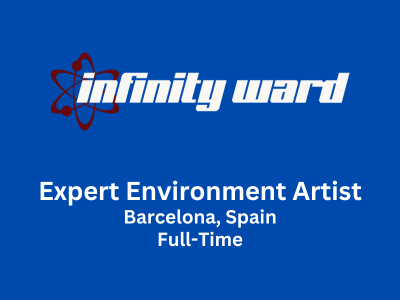 Infinity Ward is currently seeking an Expert Environment Artist
