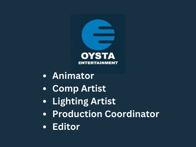 Job openings at Oysta Entertainment