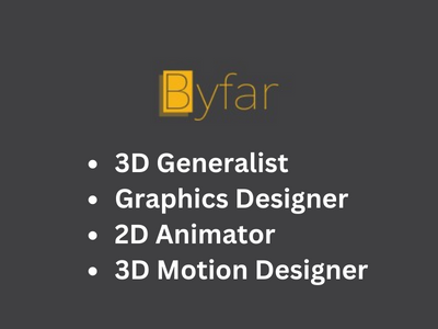 Multiple job openings at Byfar Studios Pvt. Ltd.