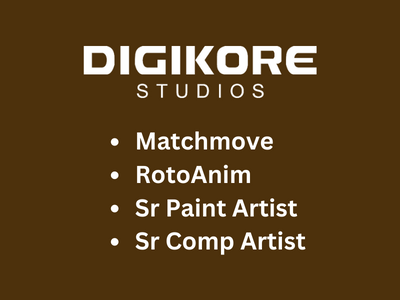 Multiple job openings at Digikore Studios