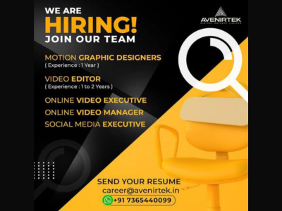Mutliple job openings at Avenirtek