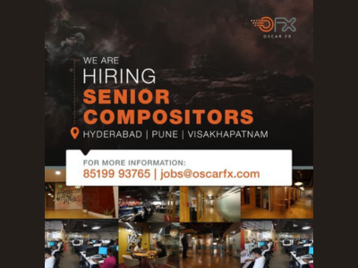 Oscar FX is looking for Senior Compositors