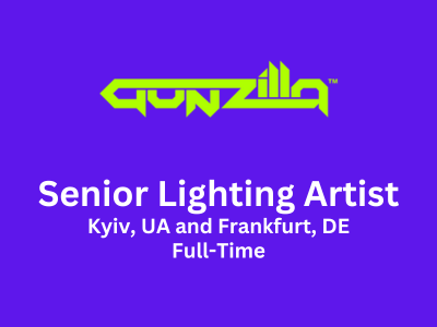 Senior Lighting Artist required at Gunzilla Games