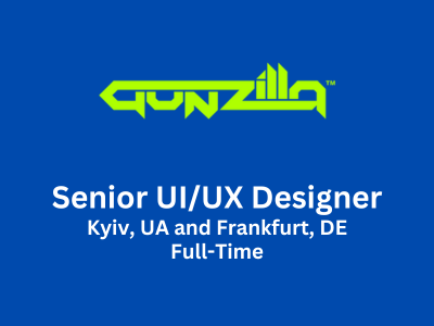 Senior UIUX Designer required at Gunzilla Games