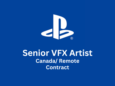 Senior VFX Artist required at PlayStation