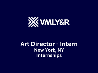 VMLY&R is hiring for Art Director - Intern