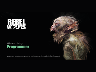 C++ Programmers required at Rebel Wolves Studio