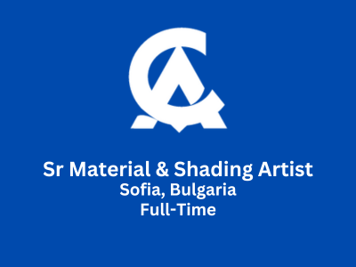 Creative Assembly is hiring Sr Material & Shading Artist 