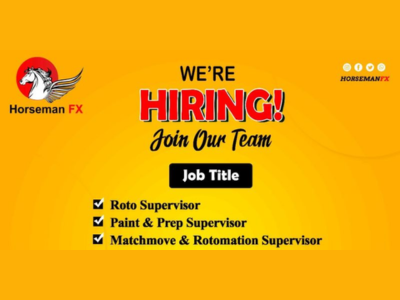 Horseman FX is hiring for supervisor roles