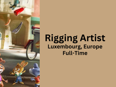 Rigging Artist required at Fabrique d'Images