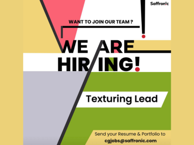 Saffronic is looking out for Texturing Lead