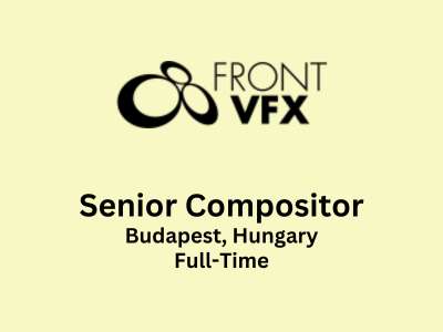 Senior Compositor is required at FrontVFX Studio