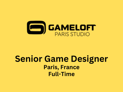Senior Game Designer is required at Gameloft Studio