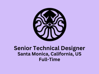 Senior Technical Designer required at Giant Squid