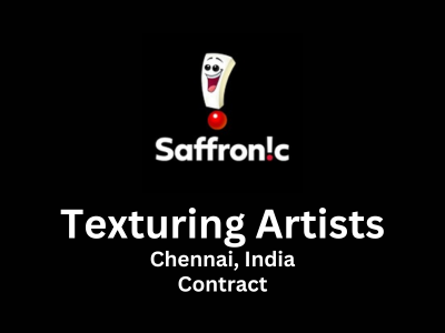 Texturing Artists are required at Saffronic