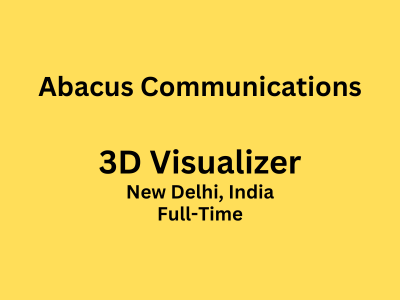 3D Visualizer required at Abacus Communications