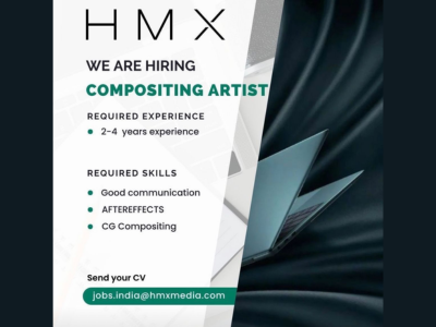 Compositing Artist required at HMX Media