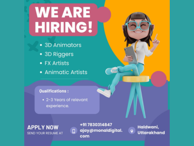 Latest job openings at Monal Digital