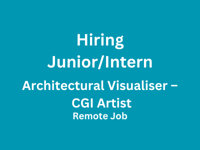 Multiversed is seeking a Architectural Visualiser – CGI Artist