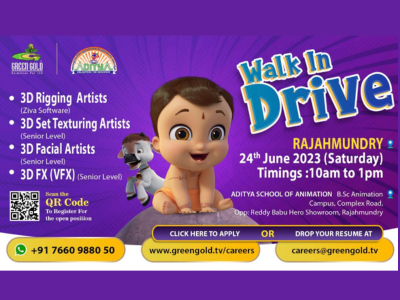 Walk-In-drive at Green Gold Animation