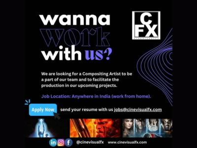 Work from home job for Compositing Artist at CinevisualFx
