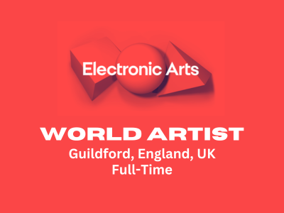 World Artist required at Electronic Arts