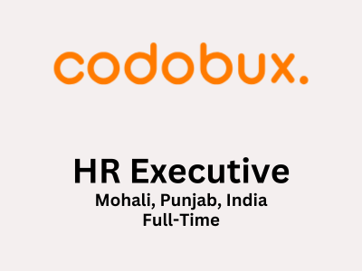Codobux is hiring a full-time female HR Executive