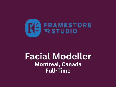Job opening for Facial Modeller at Framestore