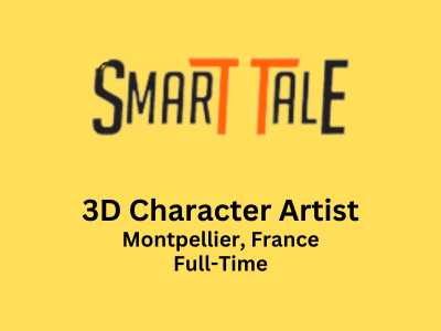 Smart Tale is looking for a 3D Character Artist 