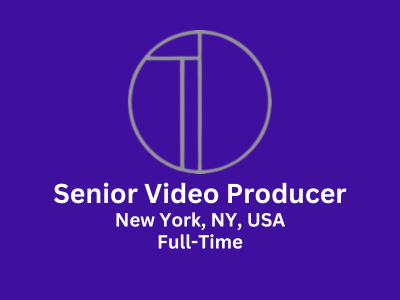 Theo Darling is looking for a Senior Video Producer