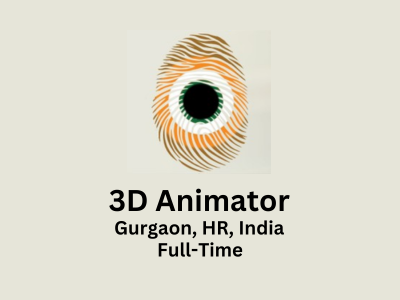 3D Animator required at Charuvi Design Labs