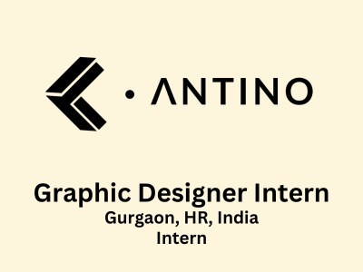 Antino Labs is looking for Graphic Designer Intern
