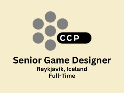 CCP is looking for an experienced Senior Game Designer