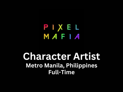 Character Artist required at Pixel Mafia game studio