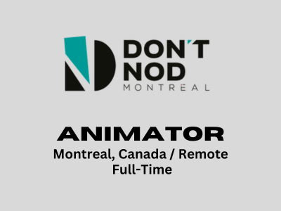 DON’T NOD studio is looking for Animators
