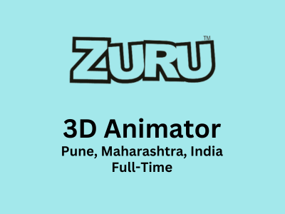 Full-time experienced 3D Animator required at Zuru Tech