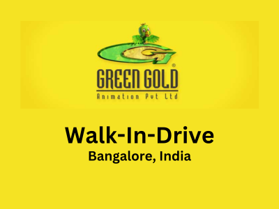 Green Gold Animation Walk-In drive for VFX Artists