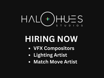 Hiring open for mid & senior level positions at HaloHues Studios