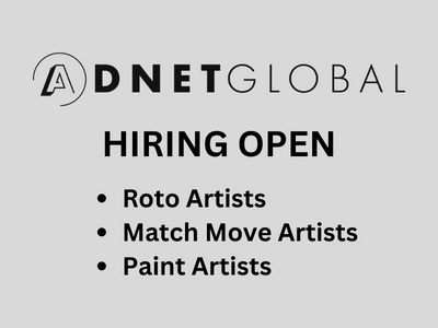 Latest job hirings at Adnet Global studio