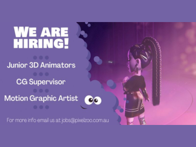 Latest job hirings at Pixel Zoo Studio