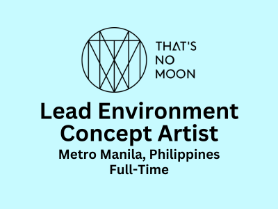 Lead Environment Concept Artist required at That's No Moon
