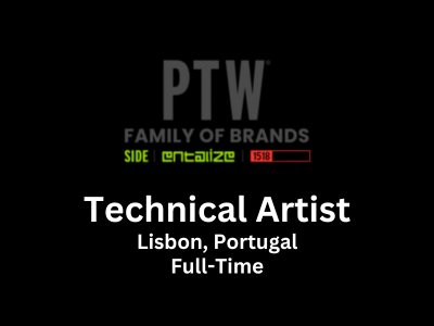 PTW is looking for a Techincal Artist