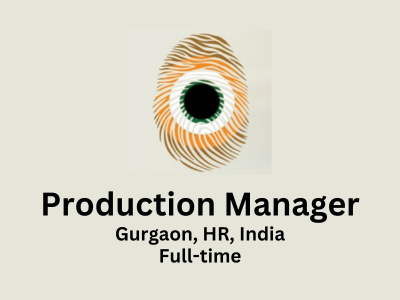 Production Manager required at Charuvi Design Labs