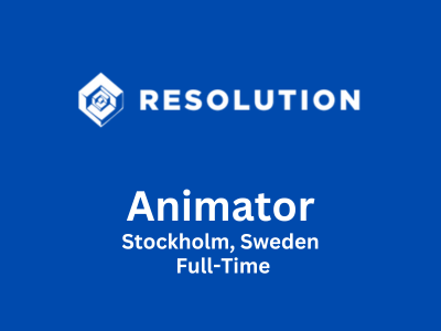 Resolution Games is looking for experienced Animator