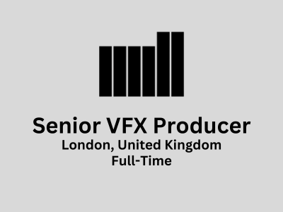 Senior VFX Producer required at The Mill