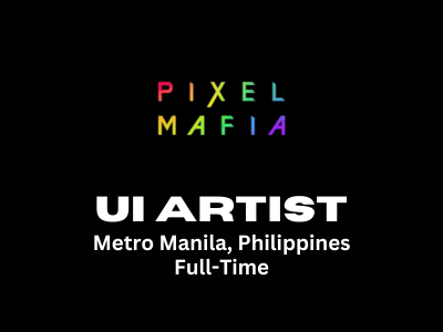 UI Artist required at Pixel Mafia studio