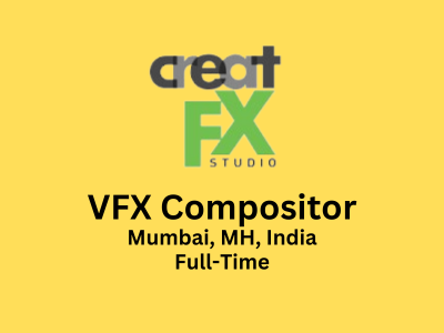 VFX Compositor required at CREATFX STUDIO